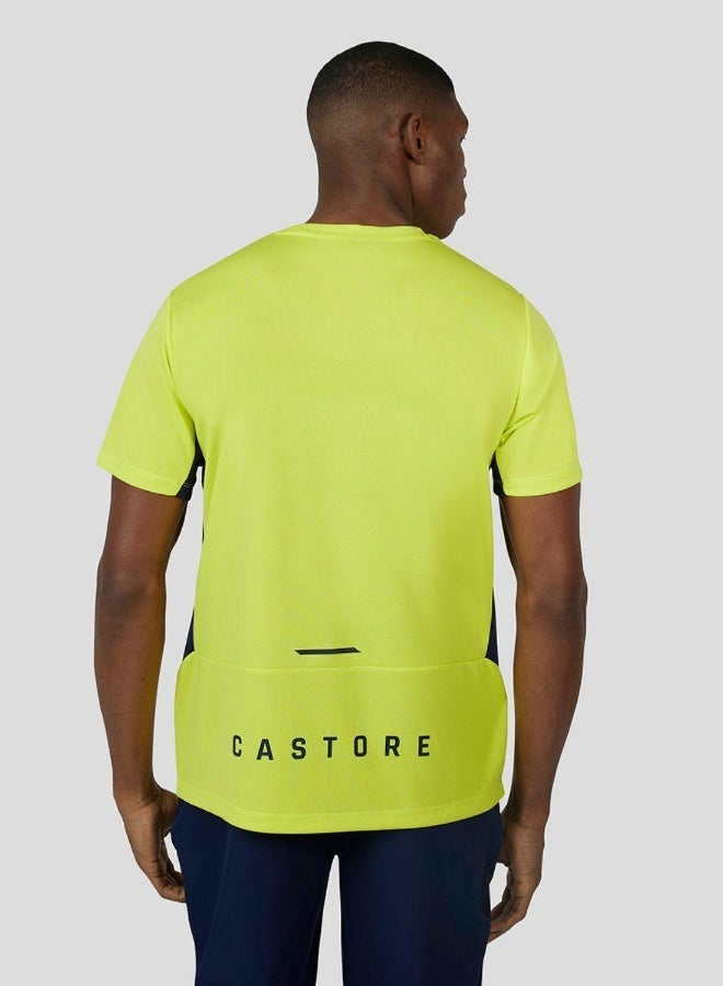 CASTORE Citrus Cobalt Capsule Mesh Mix Tee - Image 2