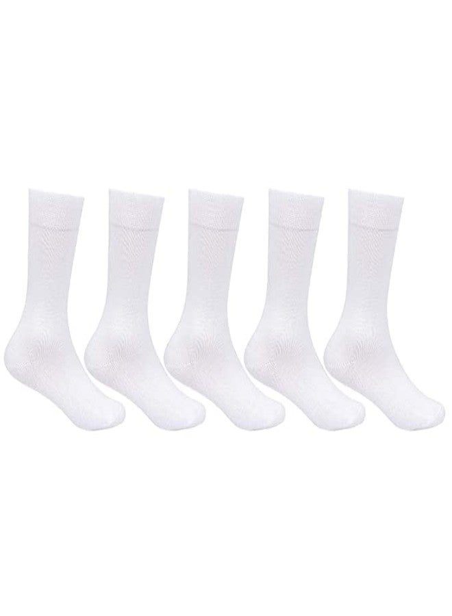 Missby® Unisex-Kids Age-wise Combed Cotton School Socks (White, 12 Years-14 Years) - Image 3