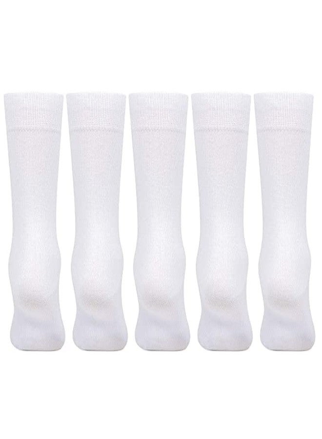 Missby® Unisex-Kids Age-wise Combed Cotton School Socks (White, 12 Years-14 Years) - Image 2