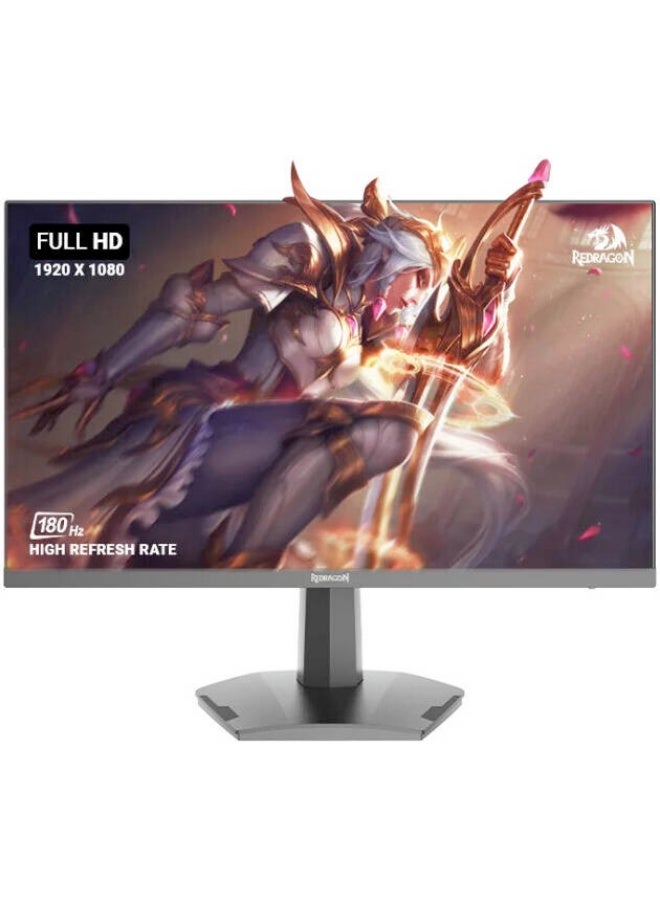 ريدراجون AZUR-III Gaming Monitor, 24" IPS Flat Panel Display, FHD Resolution, 200Hz Refresh Rate, 1ms MPRT Response Time, FreeSync, Borderless, 250nits, Tilt Adjustable, Black | GM24X5IPS - Image 1