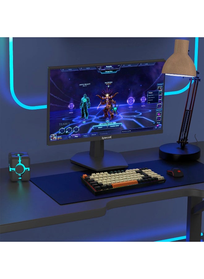 ريدراجون AZUR-III Gaming Monitor, 24" IPS Flat Panel Display, FHD Resolution, 200Hz Refresh Rate, 1ms MPRT Response Time, FreeSync, Borderless, 250nits, Tilt Adjustable, Black | GM24X5IPS - Image 5