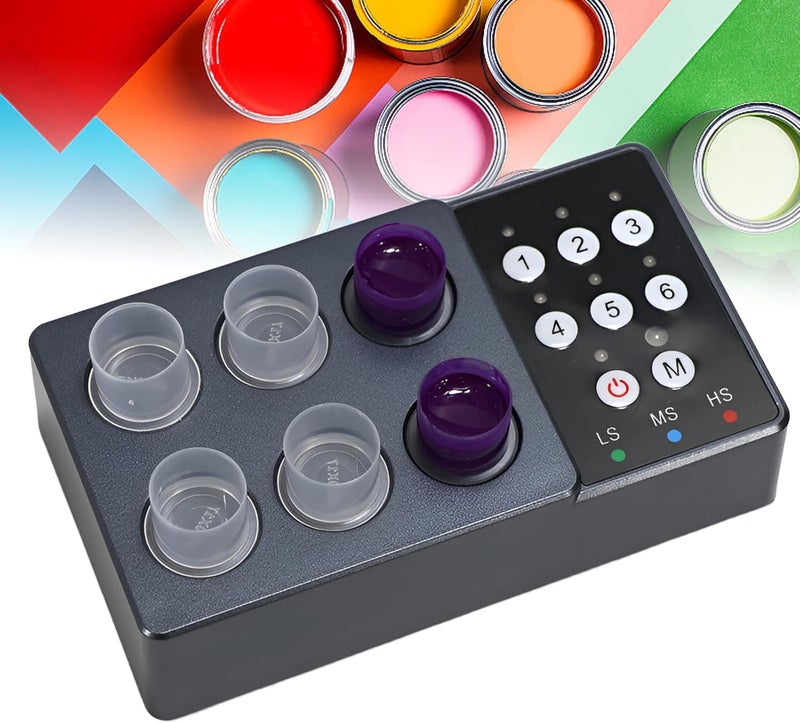 Tattoo Ink Mixer, Electric Ink Mixer Set, 2500mah Magnetic Pigment Stirrer, ?3-Speed Adjustable, for Tattoo Artists (Black) - Image 1