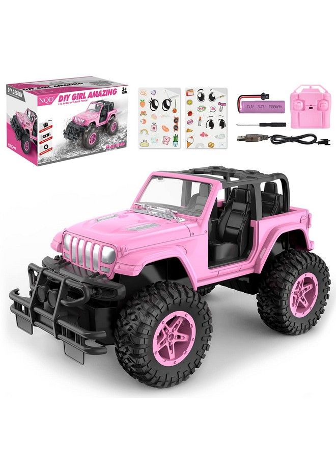 NQD Remote Control Car Rc Racing Cars 1:16 Scale 80 Min Play 2.4Ghz Off Road Rc Trucks With Storage Case All Terrain Cars Toys Gifts For 3 Year Old Girls - Image 1