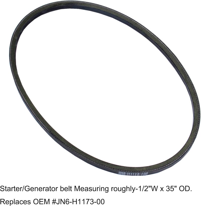 MOCW Golf Cart Drive & Starter Generator Belt Set for Yamaha Models - Image 5