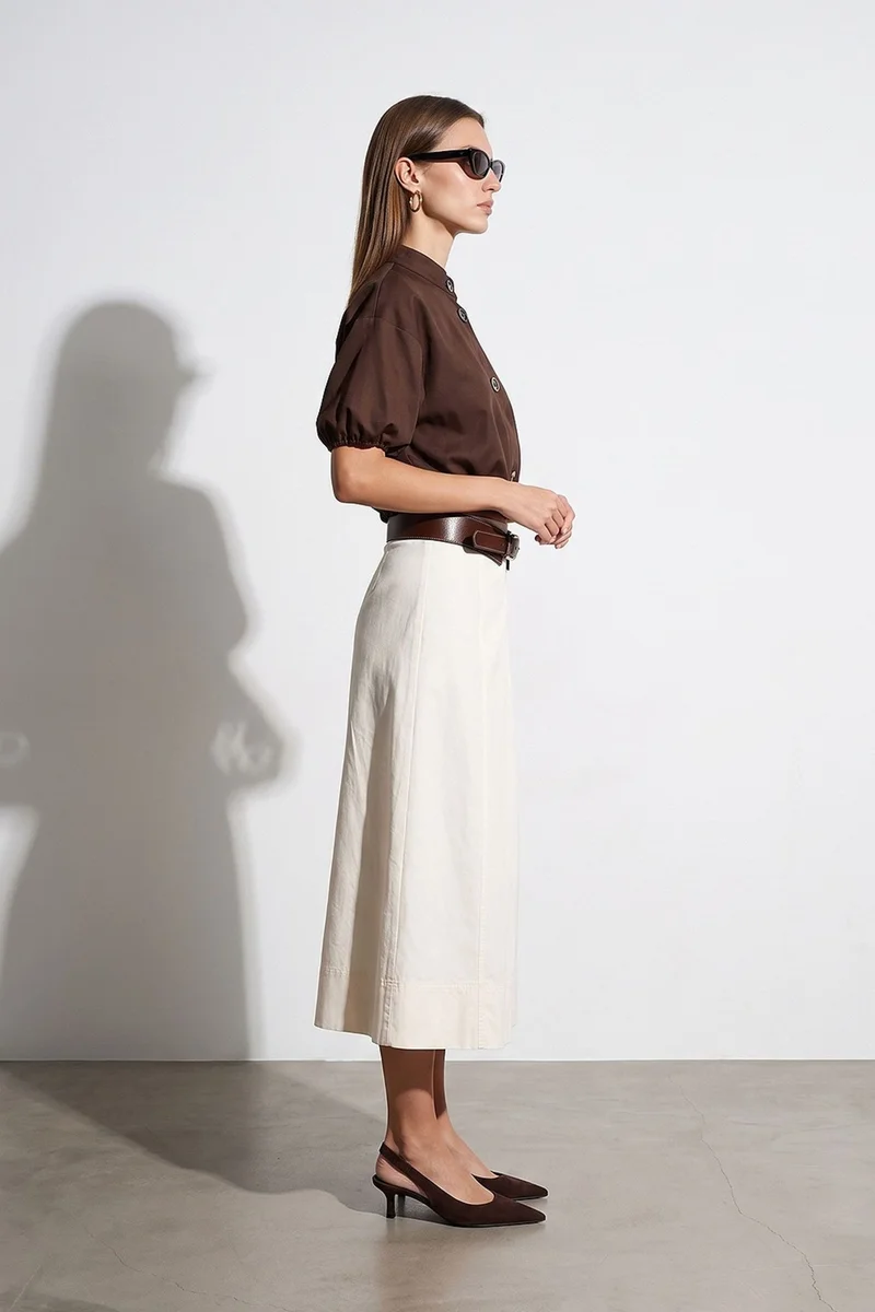 Dilvin Coffee Brown DILVIN Women's Shirt for Women | Best Price UAE
