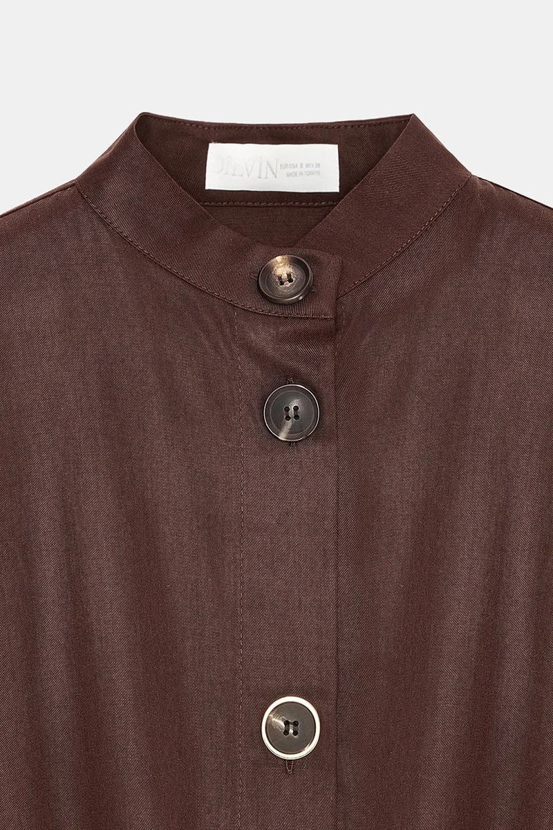 Dilvin Coffee Brown DILVIN Women's Shirt for Women | Best Price UAE