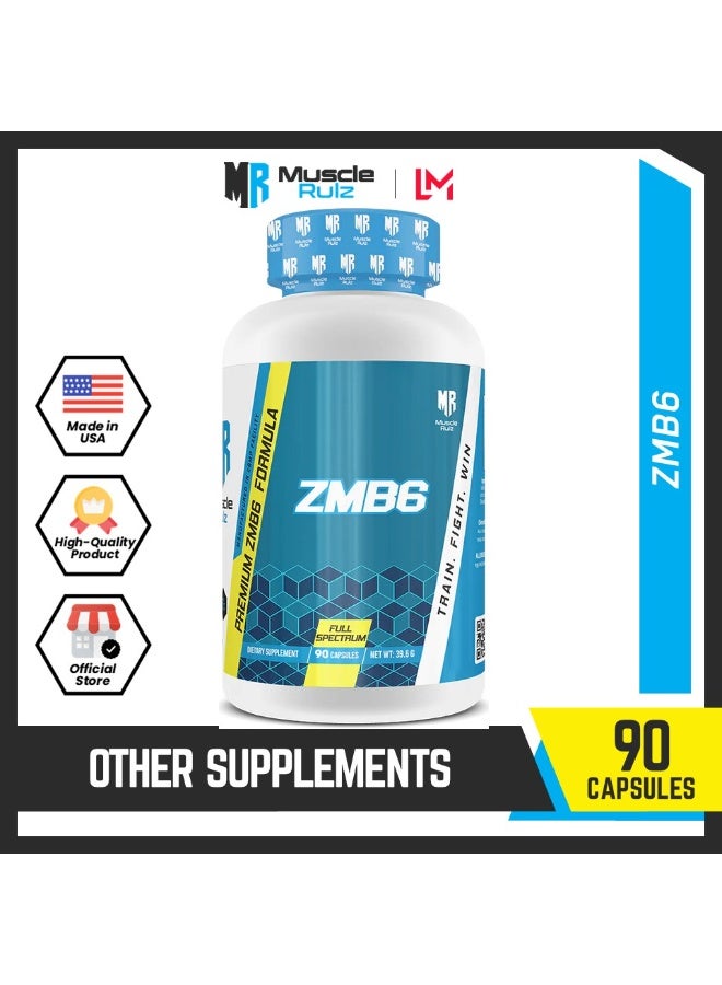 ماسل رولز ZMB6، 90 كبسولة، 30 حصة - Image 4
