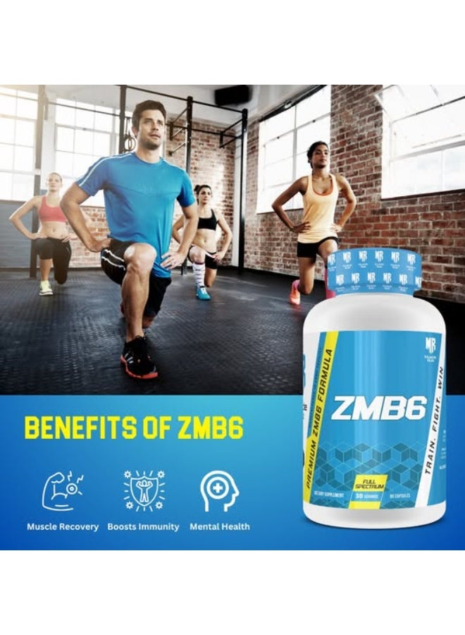 ماسل رولز ZMB6، 90 كبسولة، 30 حصة - Image 3