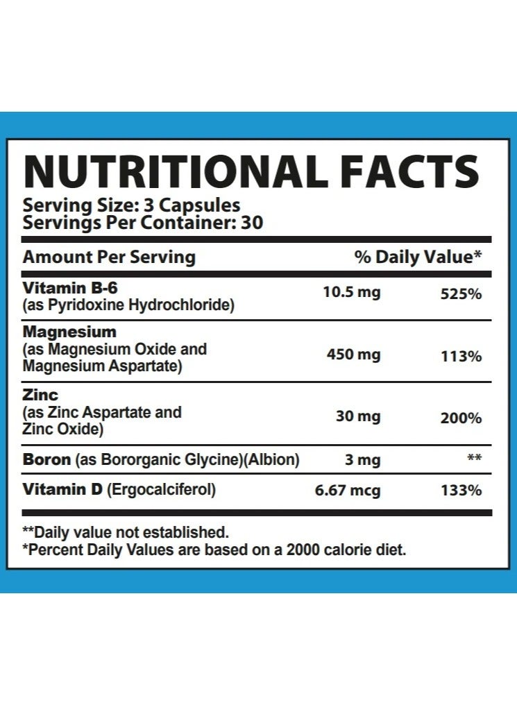 ماسل رولز ZMB6، 90 كبسولة، 30 حصة - Image 2