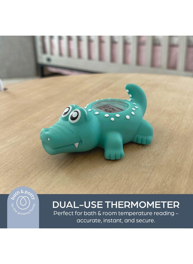 dreambaby - Floating Crocodile Bath Thermometer - Water Temperature Monitoring For Newborns, Infants, Toddlers - Croc Toy With Fahrenheit Display - Image 1