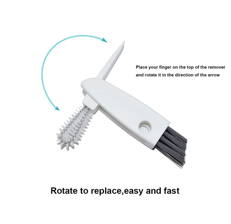 BSMstone Tiny Cleaning Brush-Mini Multi-Functional Crevice Cleaning Brush, Water Bottle Cleaning Tools for Bottle Cup,Nursing Bottle Cup-1Packâ€¦ - Image 5