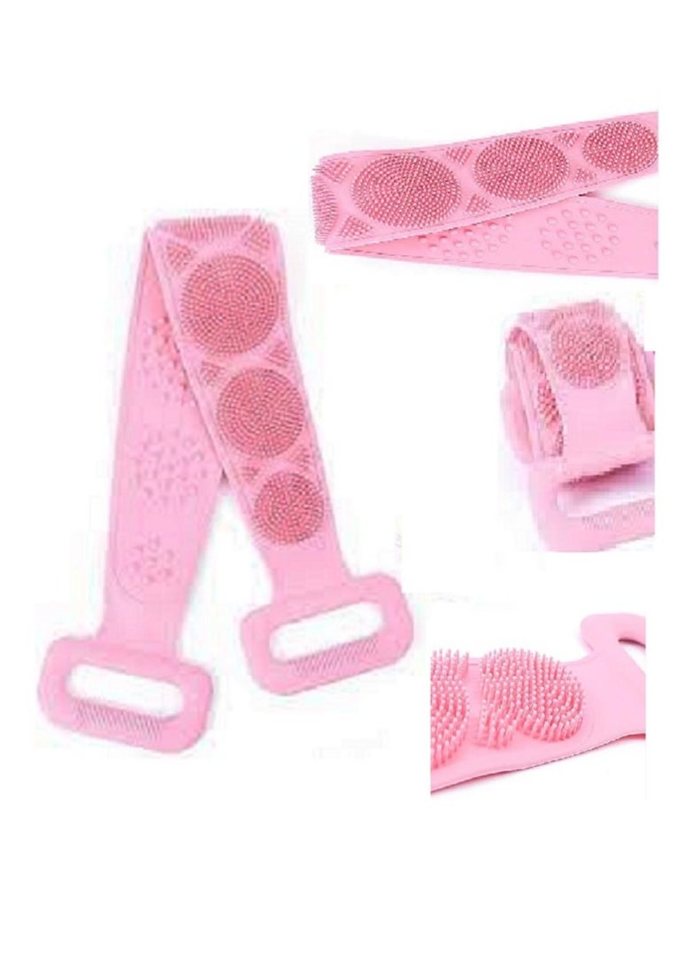 Generic - Long Silicone Bath Sponge Exfoliating and Dead Skin Remover for Back and Body (1 Piece) - Image 1
