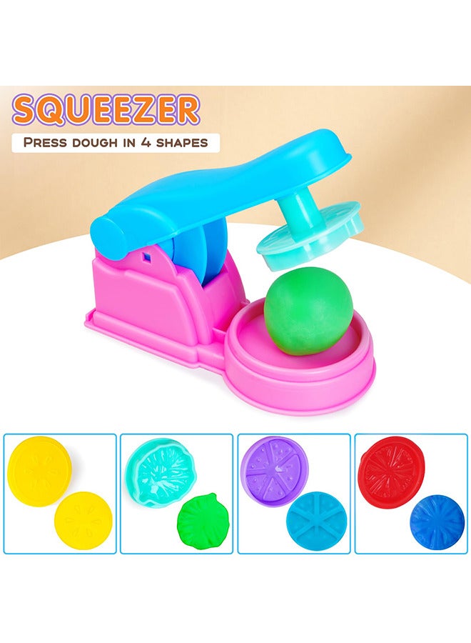 22-Piece Clay Dough Tool Kit for Kids, Plastic DIY Plasticine Set with Modelling Tools Clay Rollers and Cutters - Image 5