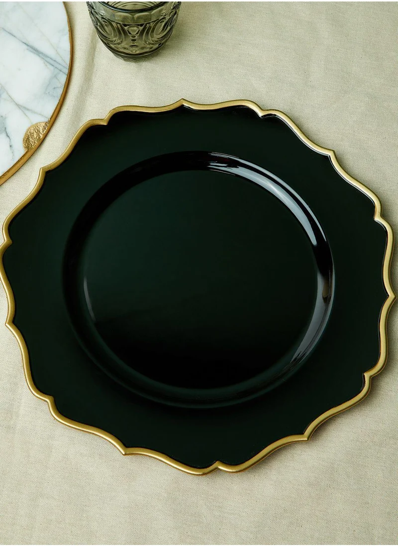 ايش Scallop Design Charger Plate