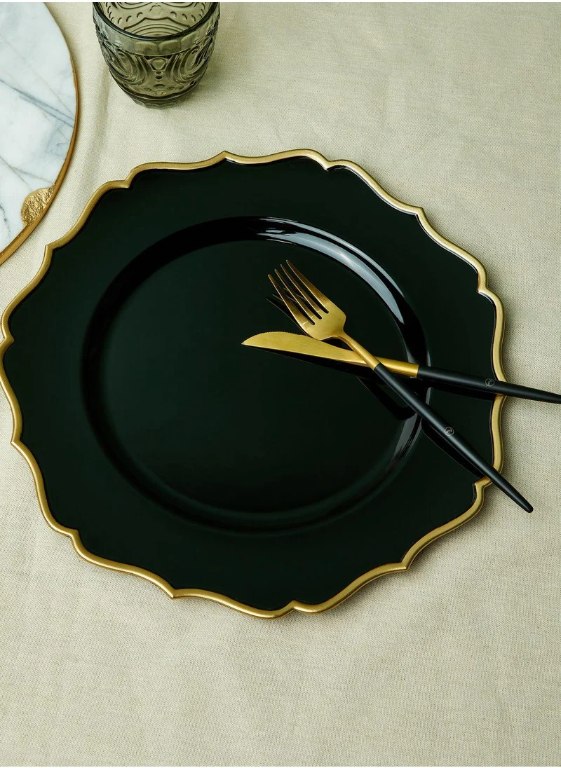 ايش Scallop Design Charger Plate