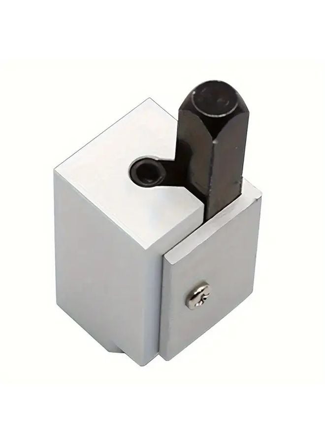 1PC Silvery Metal Right Angle Chisel Square Hinge Mortise Hand Tool for Woodworking Durable Steel Construction Ideal for Carpenters and DIY Projects - Image 1