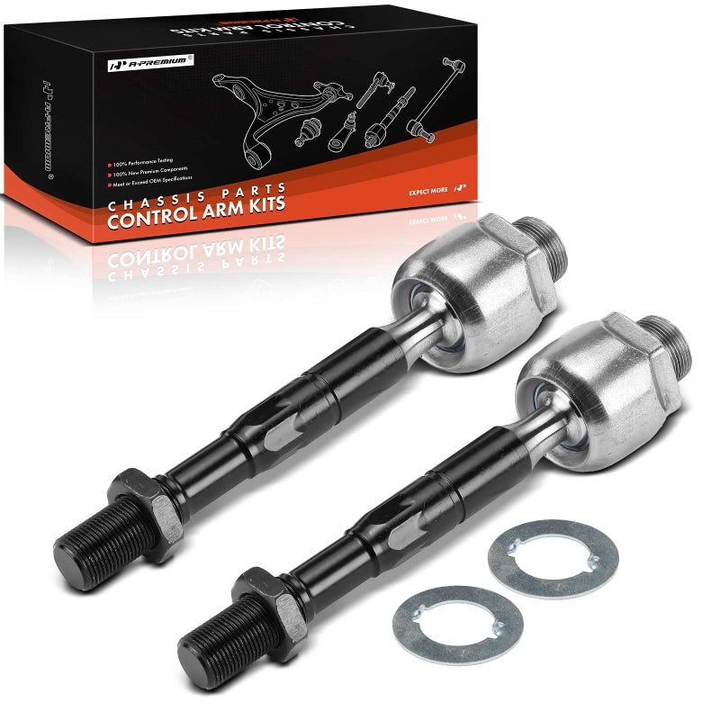 A-Premium APremium 2 x Front Inner Tie Rod Ends Compatible with Toyota Land Cruiser 20042007  Lexus LX470 20032007