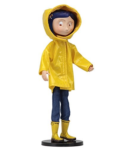 NECA Coraline Bendy Doll in Rain Coat - Image 1