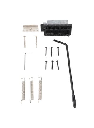 52.5mm Tremolo Bridge with Bar Zinc Alloy Vintage Electric Guitar Bridge Replacement for Fender Strat Style Guitars Black - pzsku/Z504327ABD3F92B1090C5Z/45/1746232076/725dc462-22ad-4f59-a7e0-829d70abcb8d
