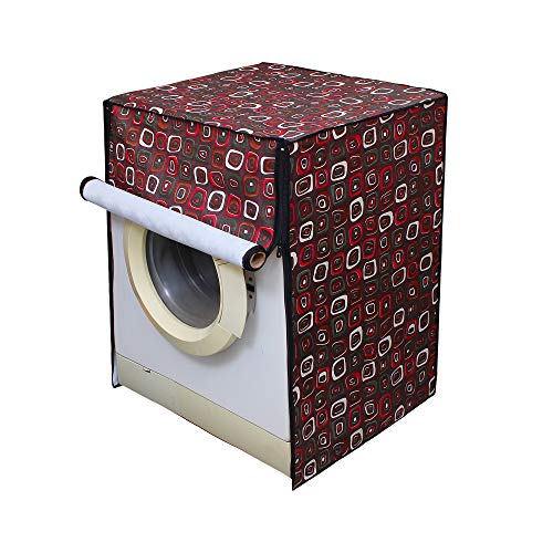 Lithara Waterproof Front Load Washing Machine Cover For 6 kg, 6.2 Kg, 6.5 Kg, 7 Kg (Design_65) - Image 2