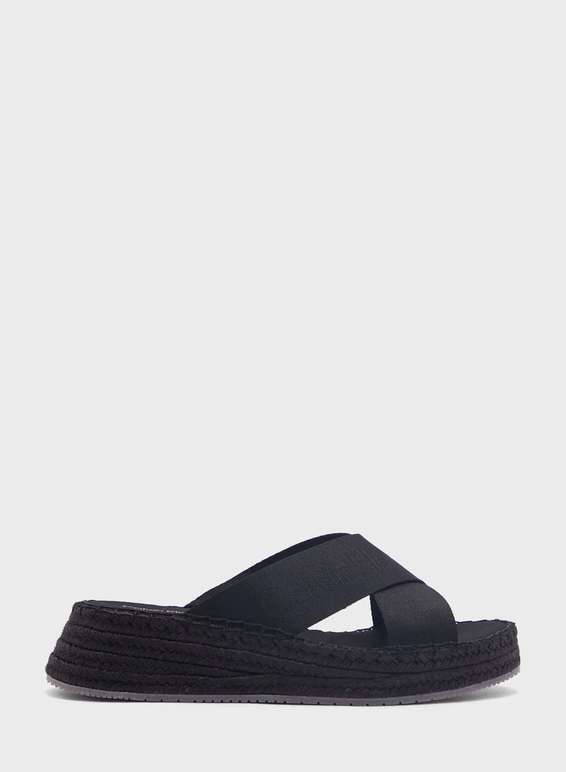 Calvin Klein Jeans Sporty Wedge Sandals