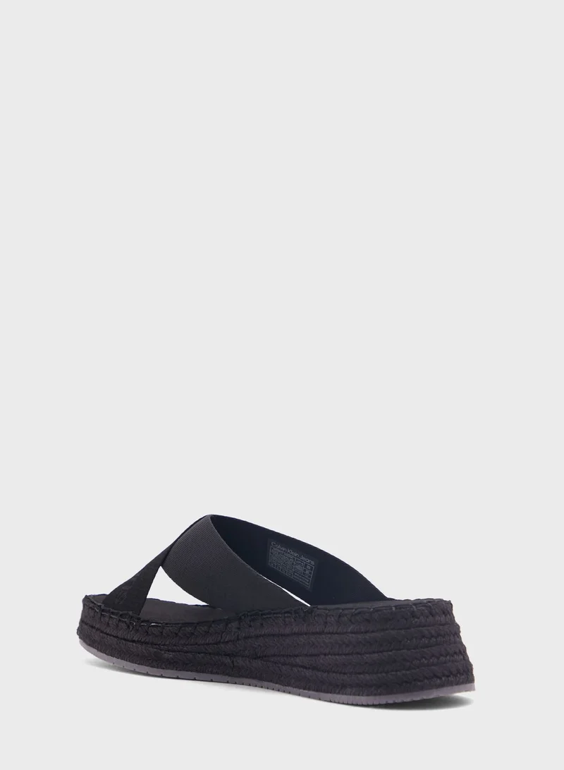 Calvin Klein Jeans Sporty Wedge Sandals