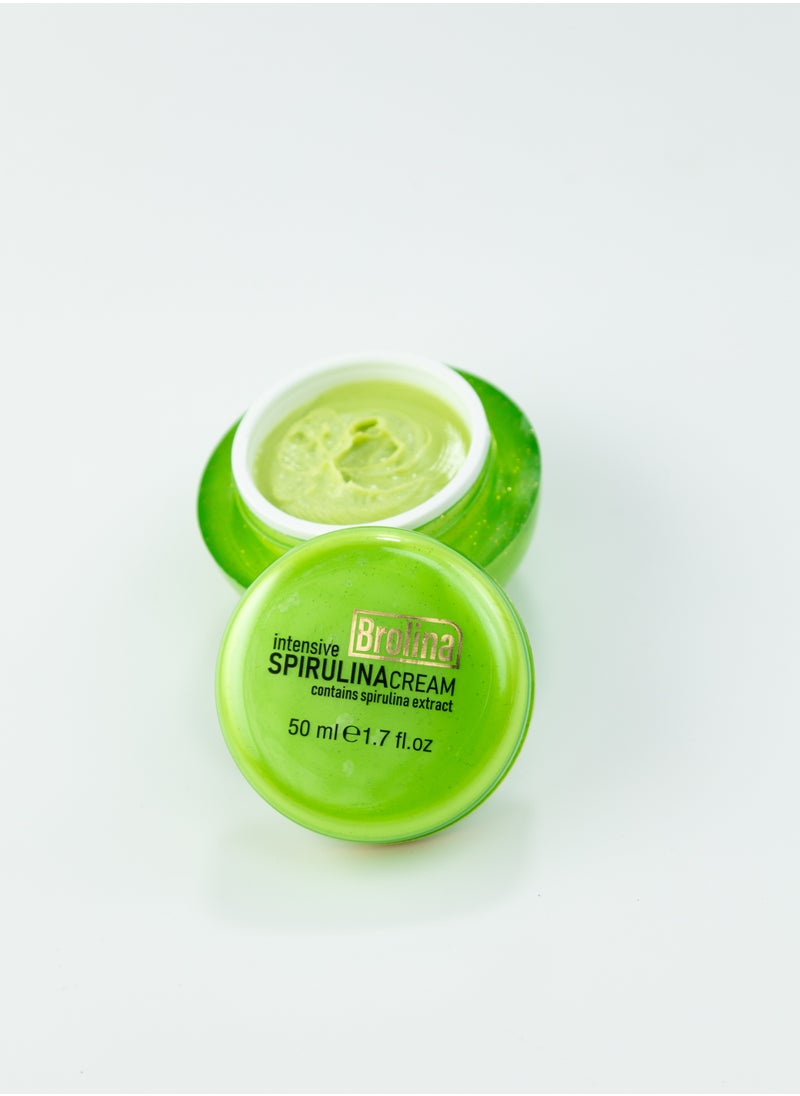 BROLINA - Intensive Nourishing Facial Cream with Spirulina, - Image 1