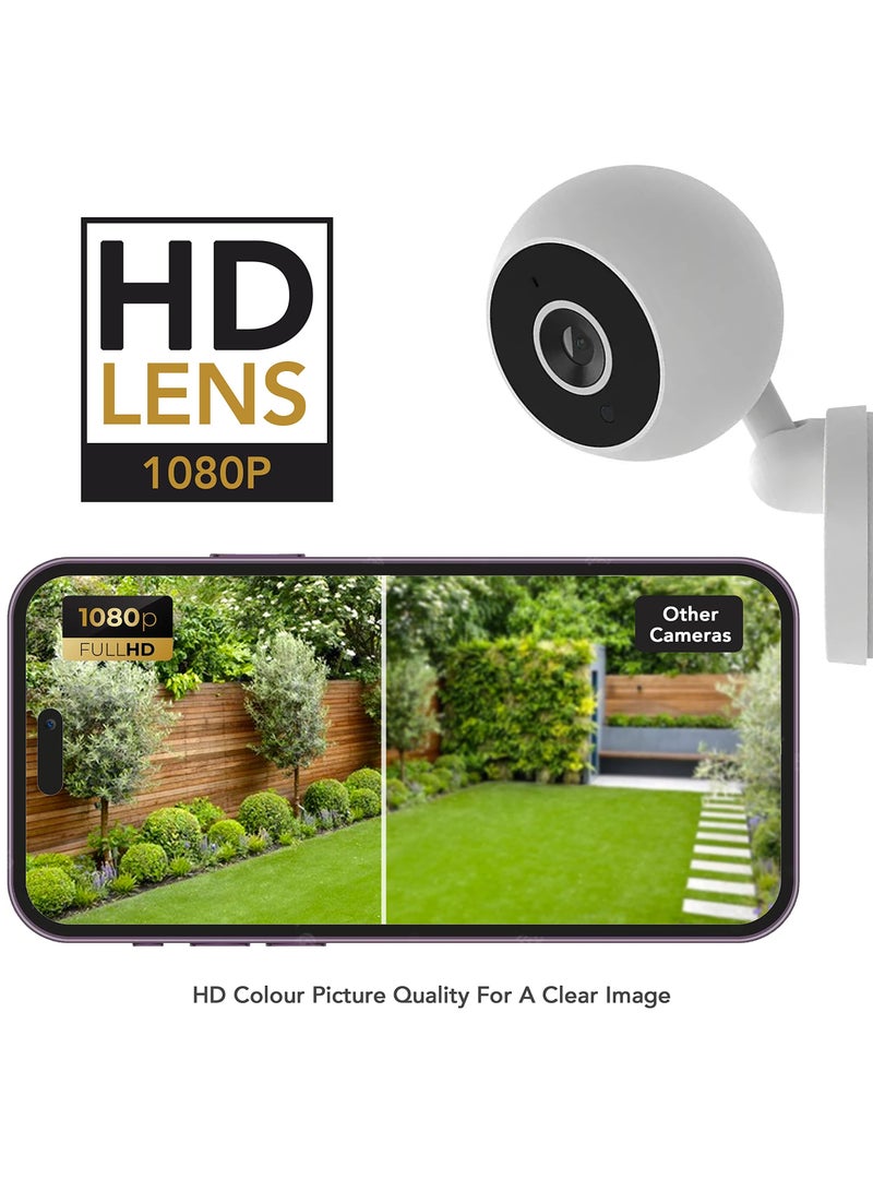 Smart Camera Security Camera Indoor (UK Company) Home CCTV Camera Night Vision Motion Sensor  - Image 5