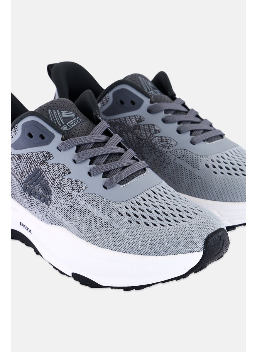 RBX - Men Lace Up Running Shoes, Light Grey - Image 1