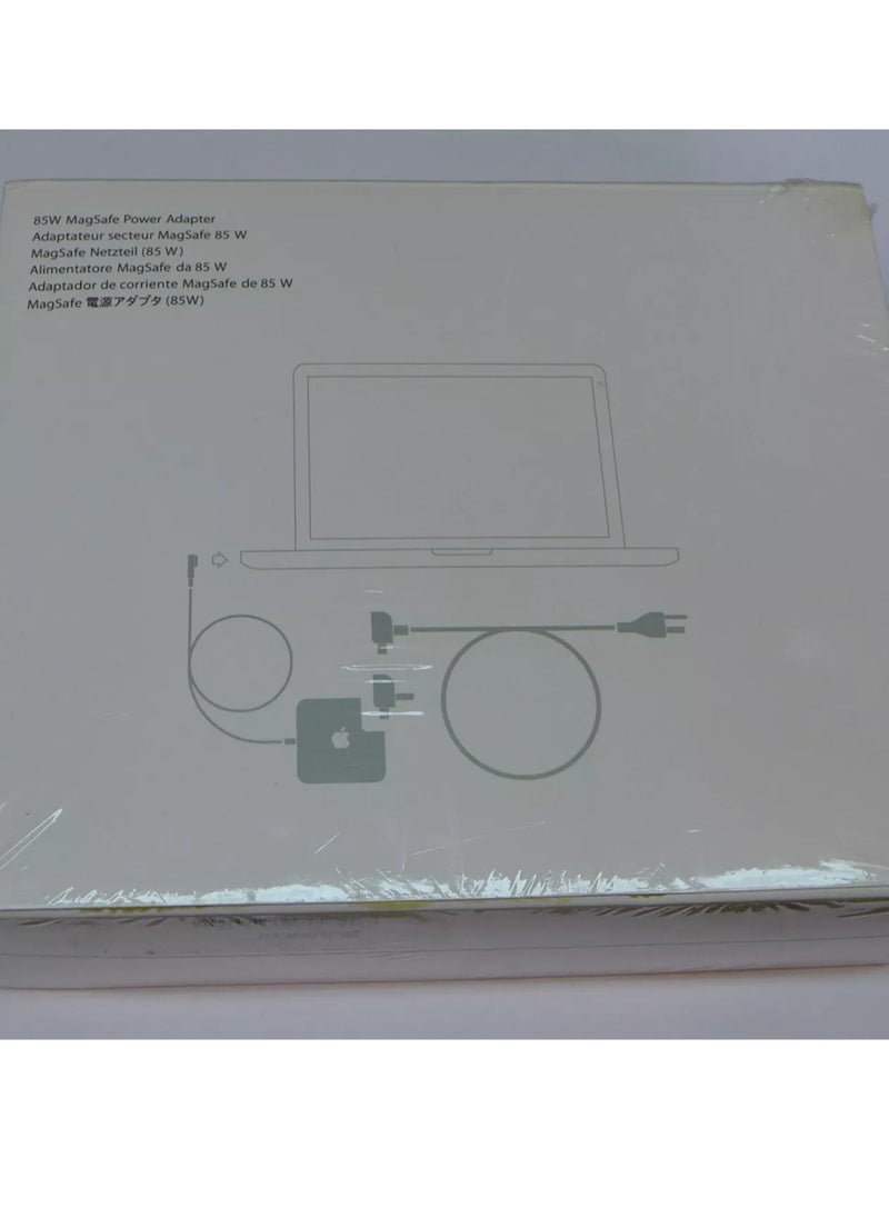 Generic - Apple 85W Genuine L -Tip MacBook MagSafe AC Adapter - White - Image 1