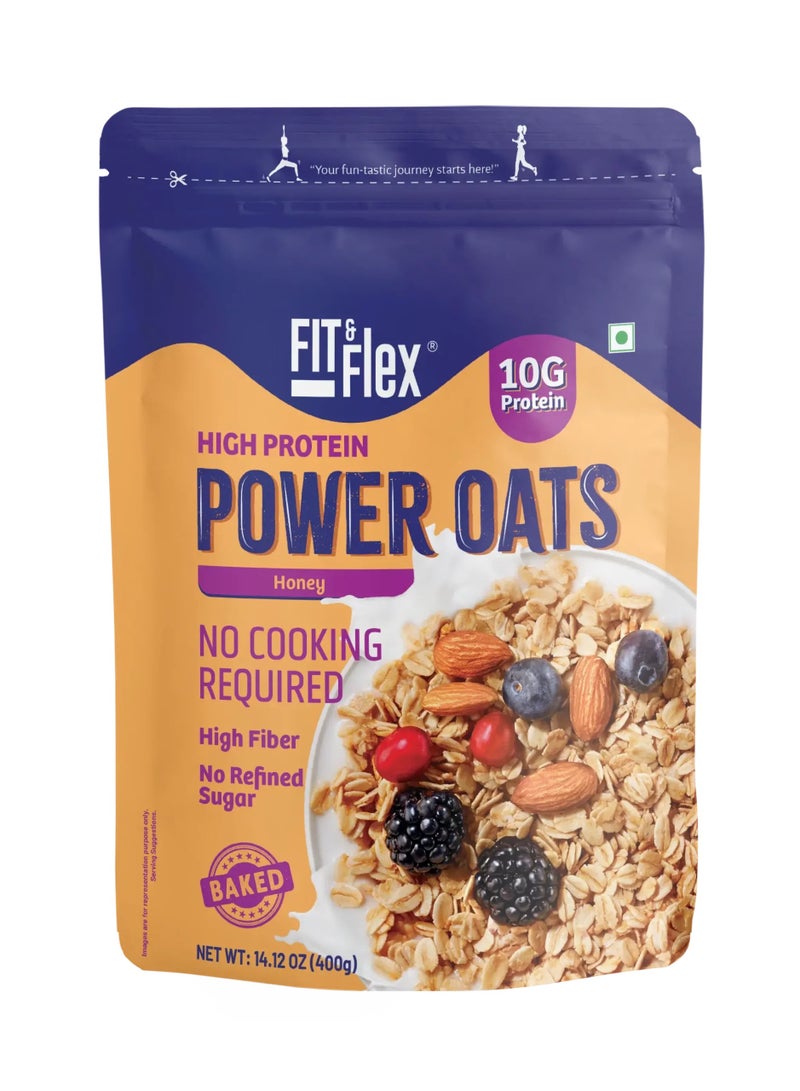 Fit & Healthy Fit & Flex Protein & Fiber Oats - 400g  - Image 1