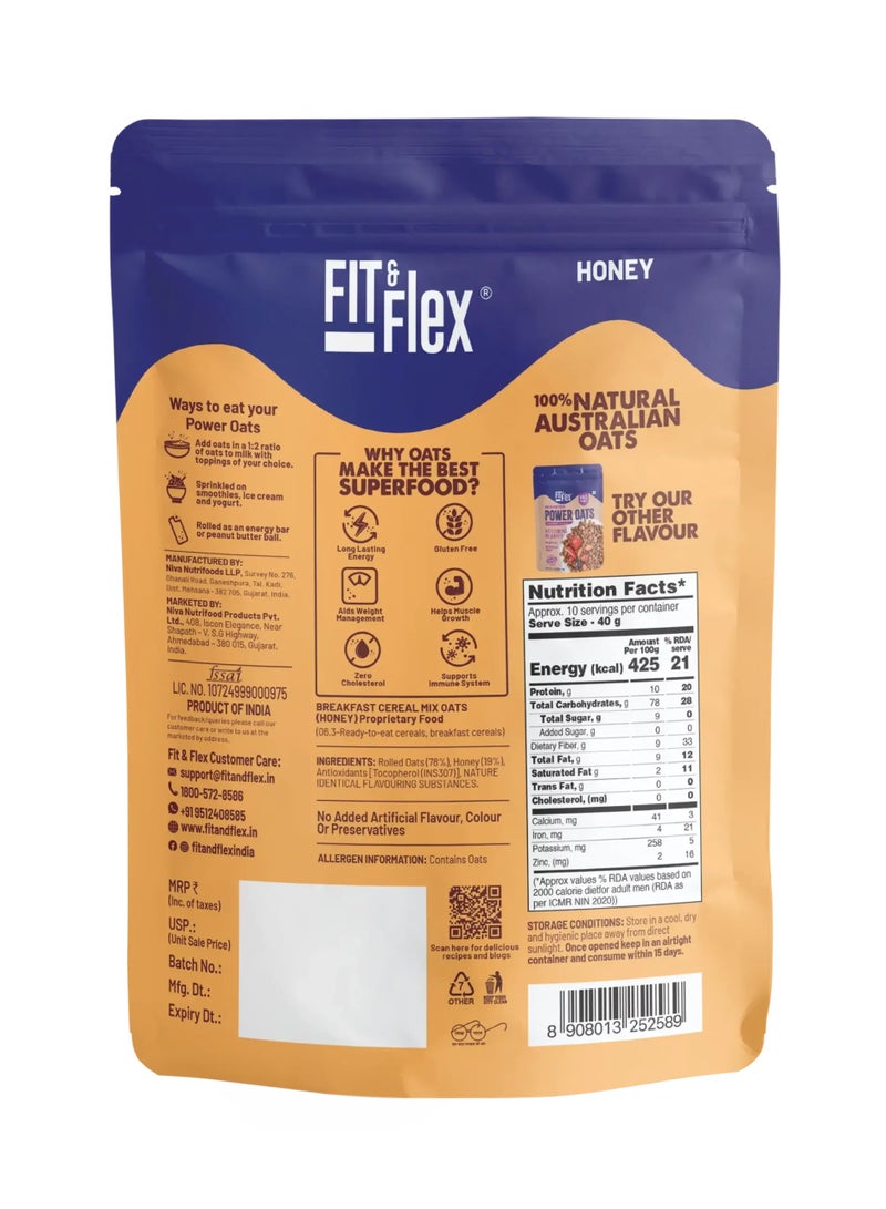 Fit & Healthy Fit & Flex Protein & Fiber Oats - 400g  - Image 2