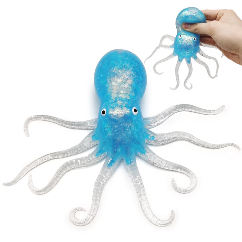 ZTATU Octopus Stress Balls for Adults Sensory Fidget Toys 1PCS Squishy Toys for Kids Sea Animals Stress Ball Party Favors Stress Relief Gifts Easter Basket Stuffers - Image 3