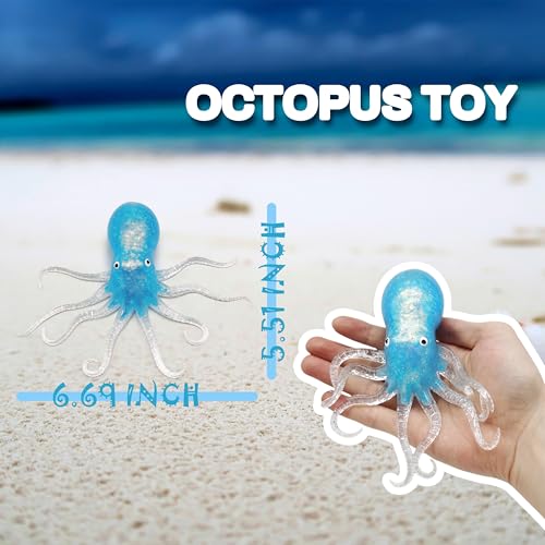 ZTATU Octopus Stress Balls for Adults Sensory Fidget Toys 1PCS Squishy Toys for Kids Sea Animals Stress Ball Party Favors Stress Relief Gifts Easter Basket Stuffers - Image 5
