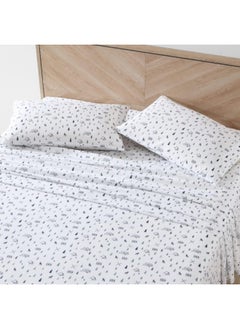 Eddie Bauer Eddie Bauer - Twin Sheet Set, Cotton Percale Bedding Set, Crisp & Cool Home Decor, Dorm Room Essentials (Campout Dark Blue, Twin)  - Image 2