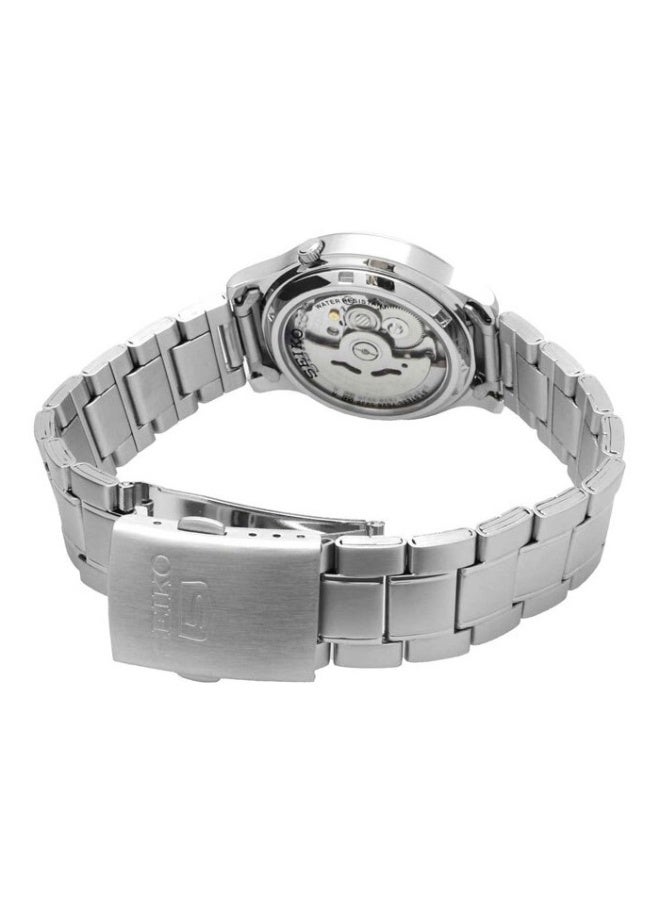 سيكو 5 Sports Automatic Men’s Watch SNK793K1, 37 mm Blue Dial, Stainless Steel Case & Bracelet, 30 m WR - Image 2