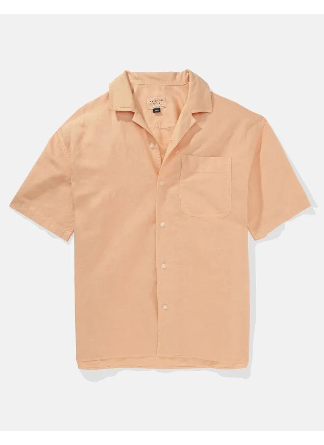American Eagle Button Down Poolside Shirt