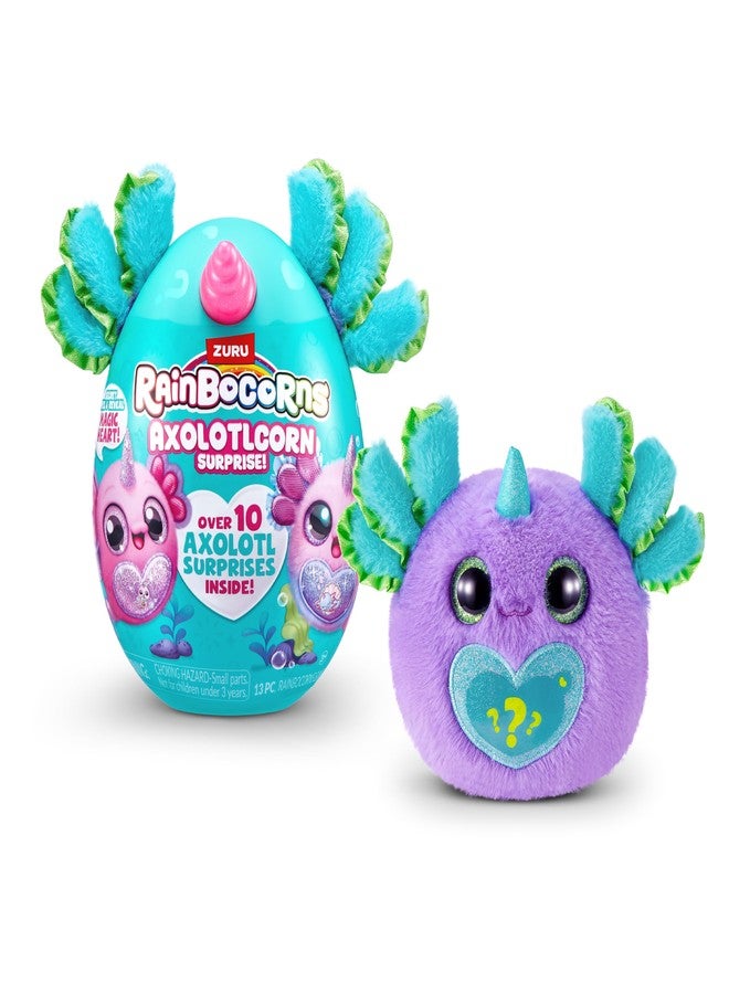 Rainbocorns Axolotlcorn Surprise by ZURU, Collectible Plush Toy for Girls 3+ - Image 3