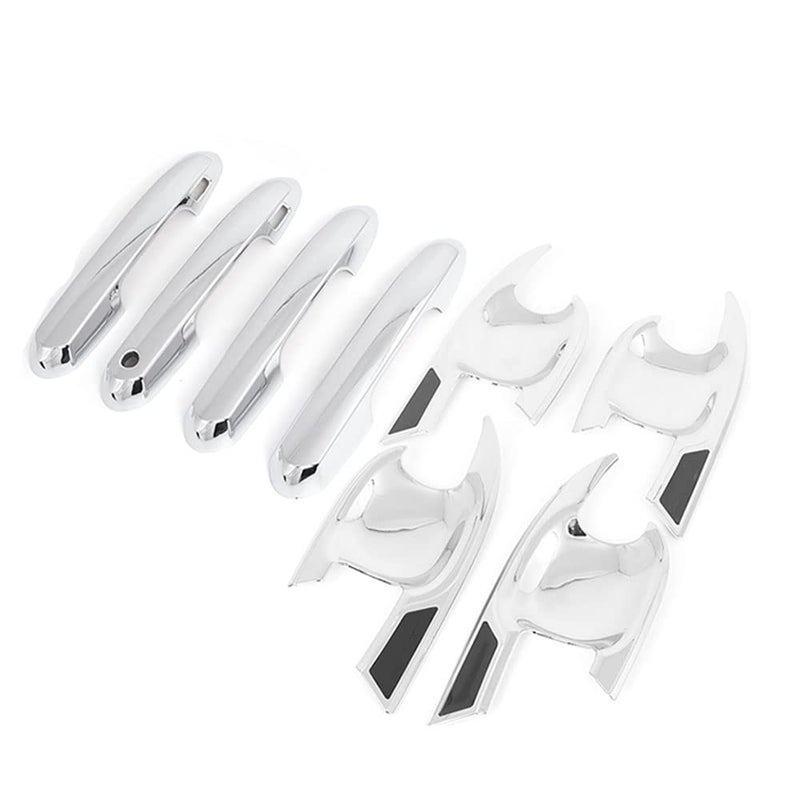 LEXLEY 8Pcs Chrome Style Door Handle Cover Trim Door Bowl Cover Exterior Accessories Compatible with Toyota 2020 2021 2022 2023 2024 2025 Highlander XLE LE L XSE Limited Platinum - Image 2