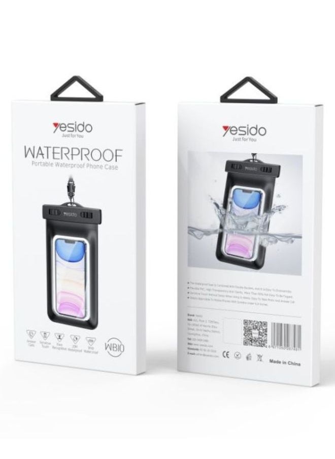 Yesido IPX8 Waterproof Phone Case – Full Touchscreen Access, Secure Lock & Neck Strap – Fits All Smartphones  - Image 5