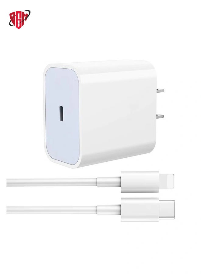 BGM 20W Original Phone Fast Charger With Cable For Apple iPhone  - Image 2