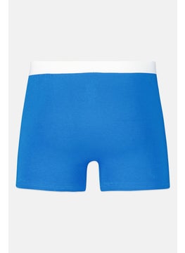 RBX Men 3 Pcs Brand Logo Boxer Brief, Navy/Grey/Blue  - Image 2