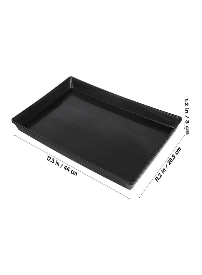 ياردوي، قطعتان من صواني مرحاض الحيوانات الأليفة لأقفاص الطيور والكلاب والأرانب، تصميم متين مانع للتسرب لسهولة التنظيف للاستخدام المنزلي - Image 2