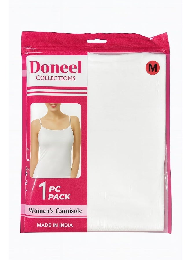Doneel مجموعة دونيل قميص نسائي، أبيض، قطعة واحدة - Image 1