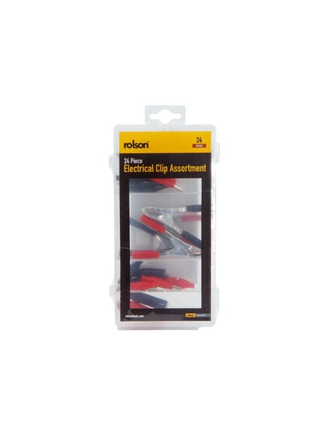 رولسون مجموعة مشابك تمساح كهربائية مكونة من 24 قطعة 61284 - Image 1