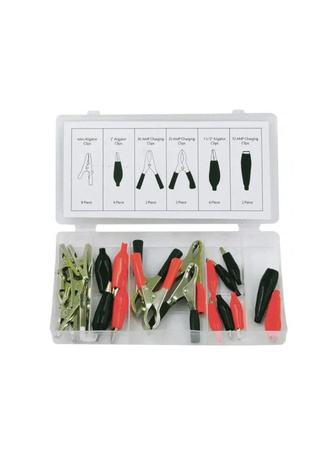 رولسون مجموعة مشابك تمساح كهربائية مكونة من 24 قطعة 61284 - Image 2