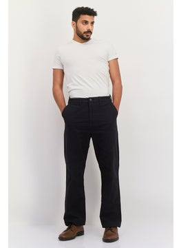 GAP Men Loose Fit Plain Chino Pants, Black  - Image 4