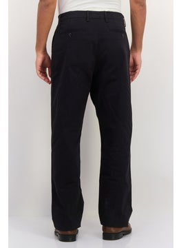 GAP Men Loose Fit Plain Chino Pants, Black  - Image 3