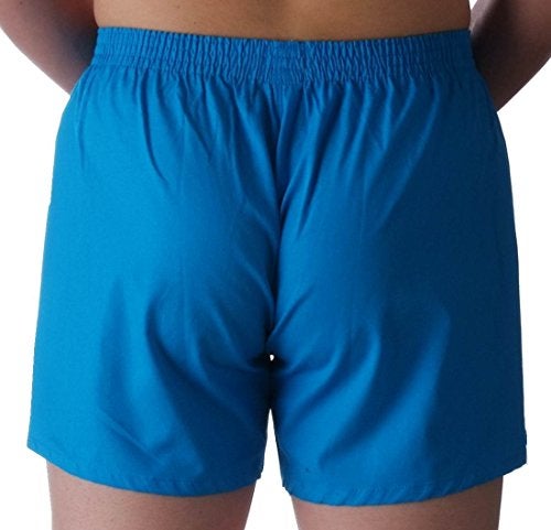MSPEC Men's Boxers 3D-Crotch Breathable/Comfortable MS-03 Bright Blue XL - Image 3