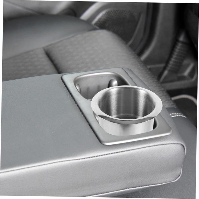 Stainless Steel Cup Holder Insert for Car Center Console Bench Seat Spill Replacement - Image 3
